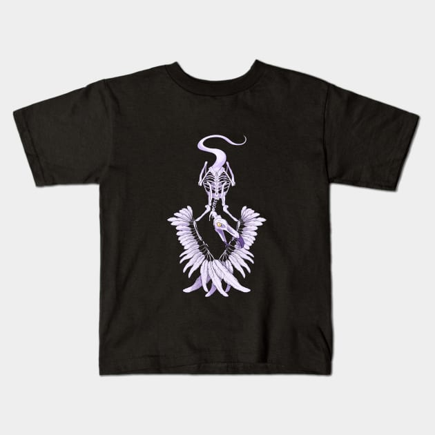 Skeleton Japhet from Mortis Ghost's Off Kids T-Shirt by StrangeBiology